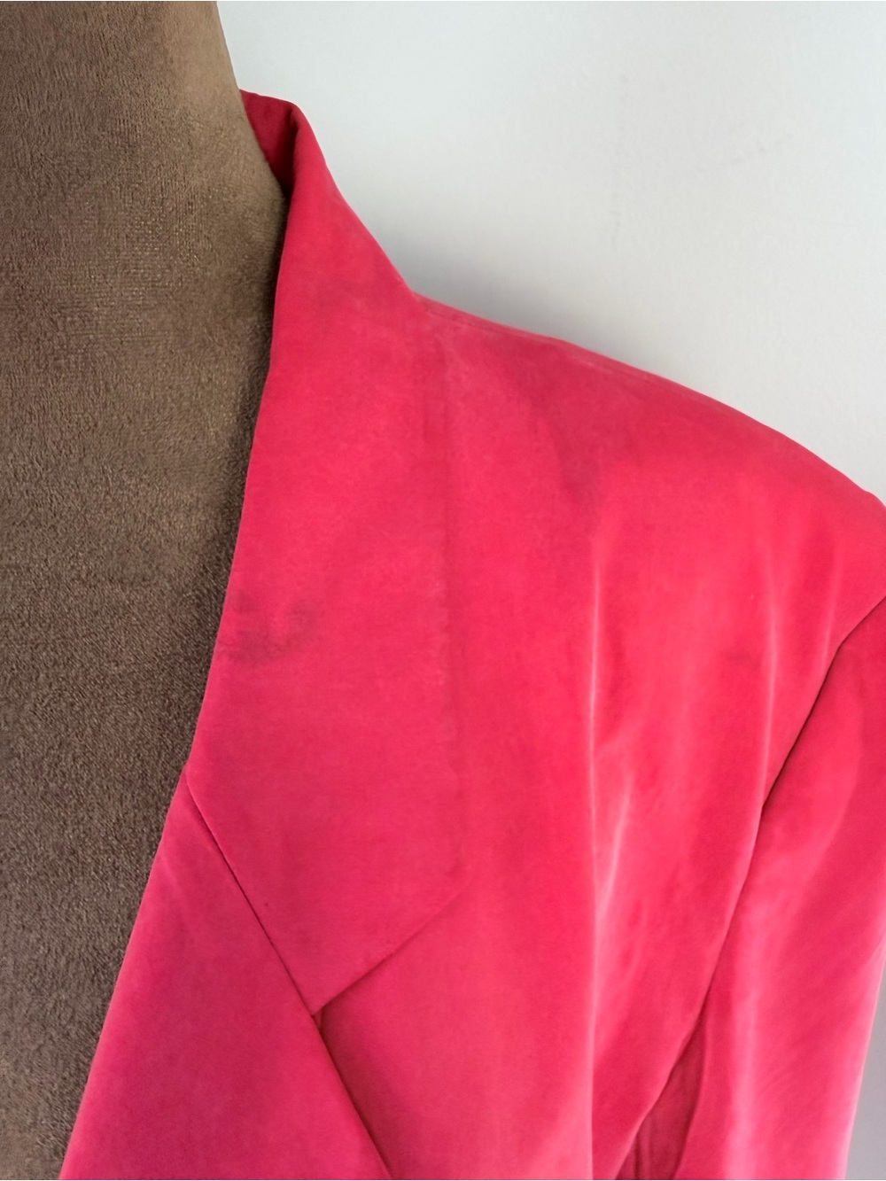 Women's Vintage Red Colorblock Graphic-Panel Blazer - Picture 12 of 16
